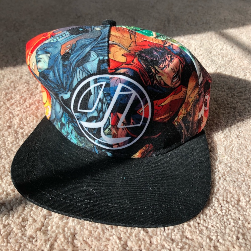Justice League adult flat bill / snapback hat